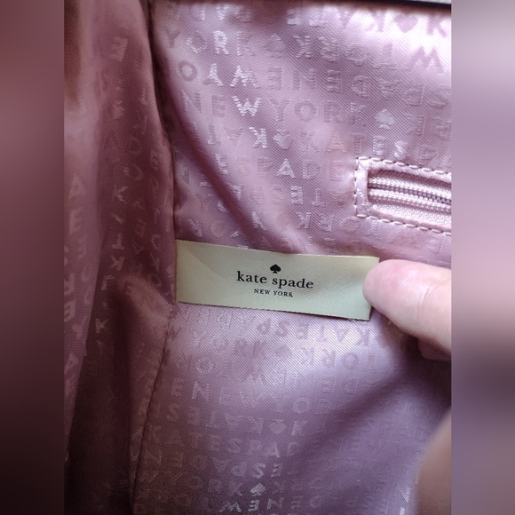Kate Spade Laurel Way Saffiano Leather Blush Pink Satchel Crossbody Handbag - Picture 12 of 16